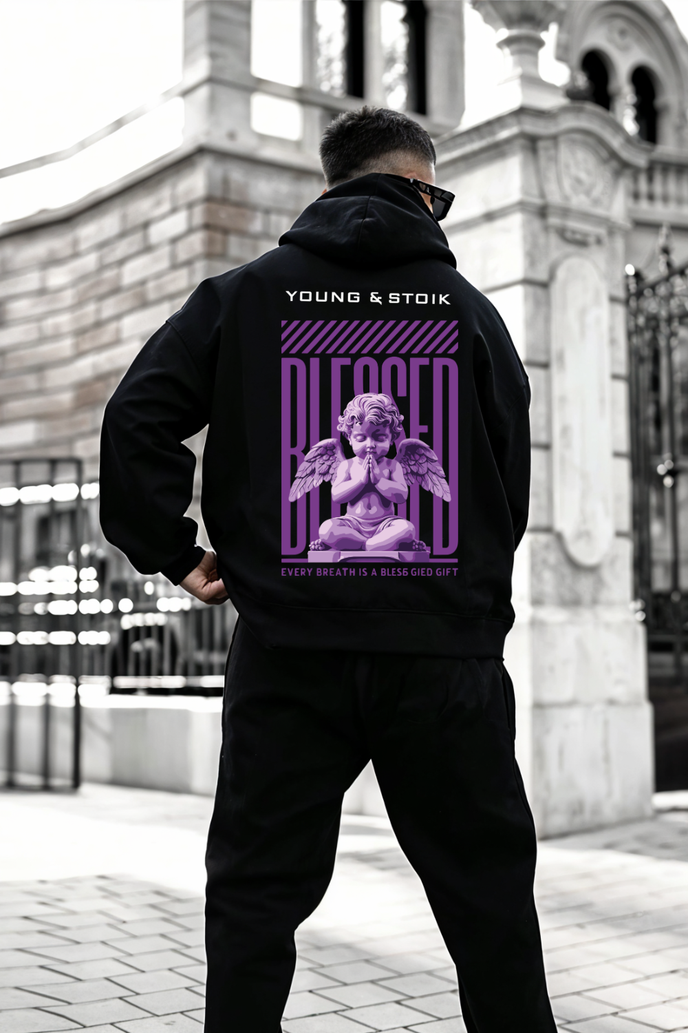 Every Breath Is a Blessed Gift Oversized Hoodie (Unisex)