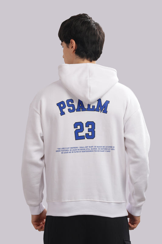 The Psalm 23 Hoodie (with blue text)