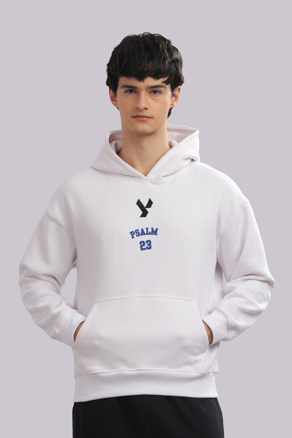The Psalm 23 Hoodie (with blue text)
