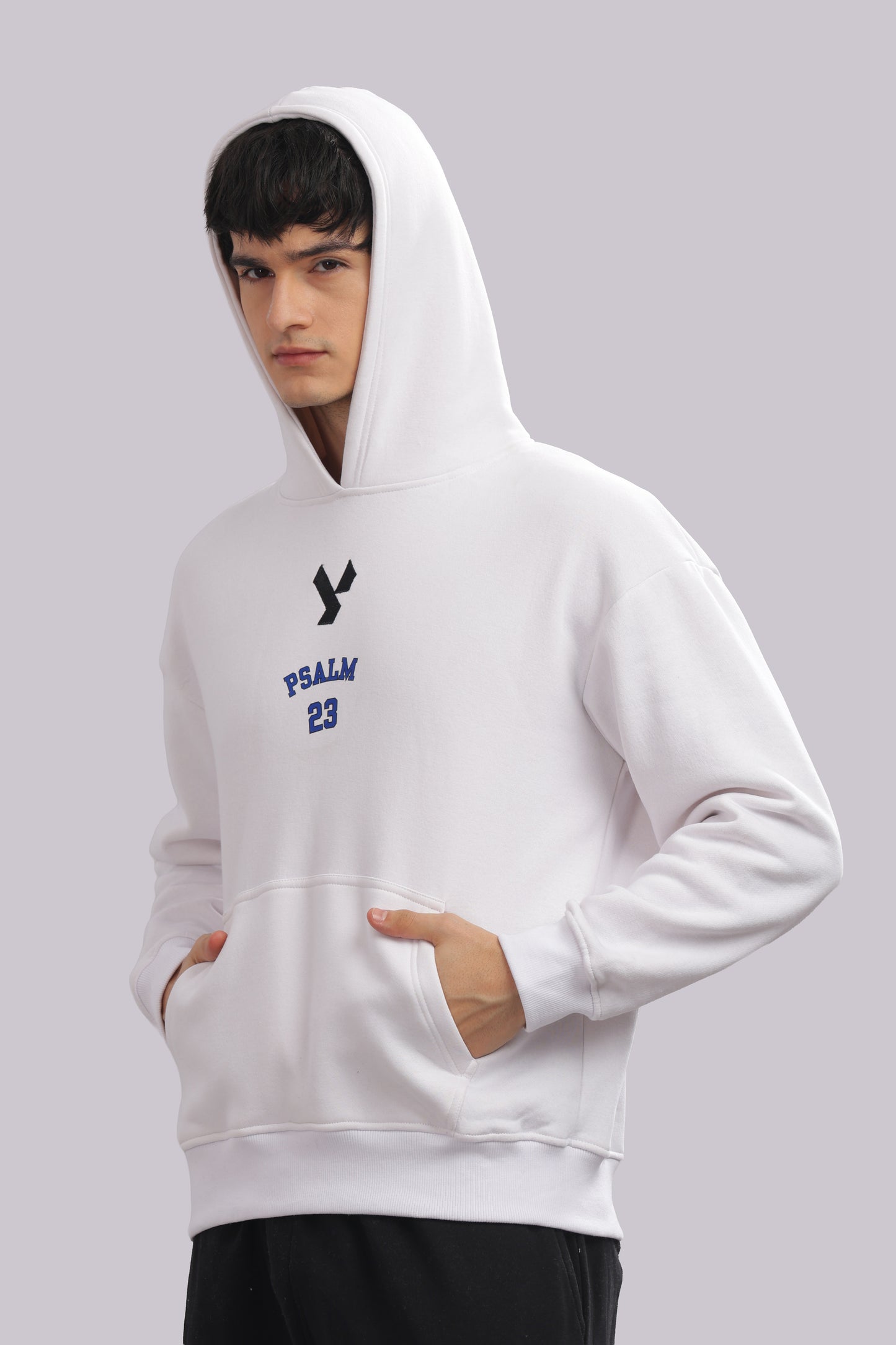 The Psalm 23 Hoodie (with blue text)