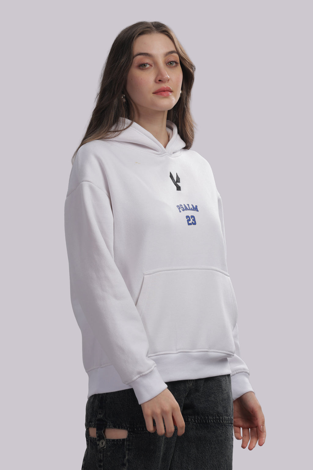 The Psalm 23 Hoodie (with blue text)