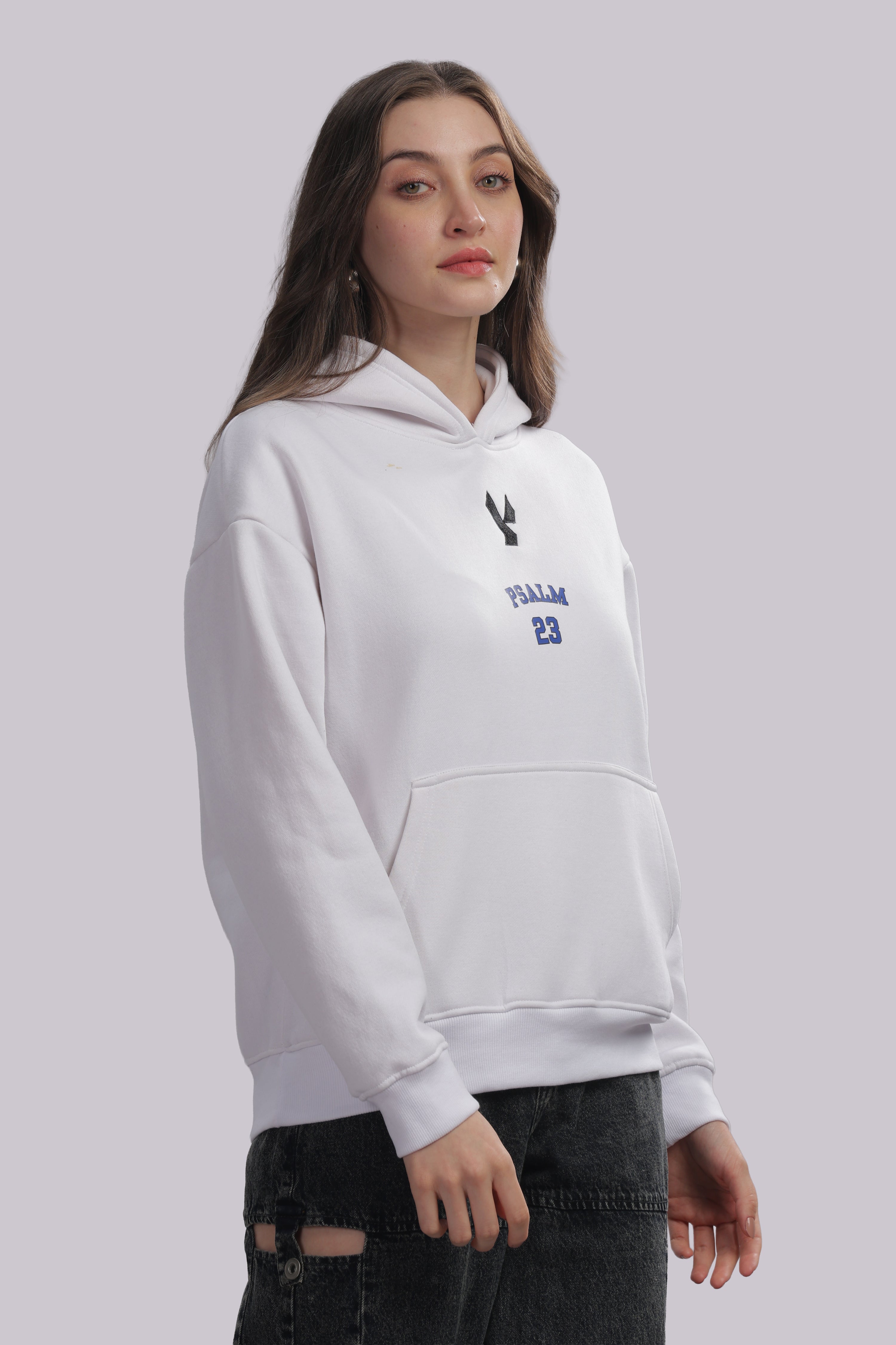 The Psalm 23 Hoodie (with blue text)