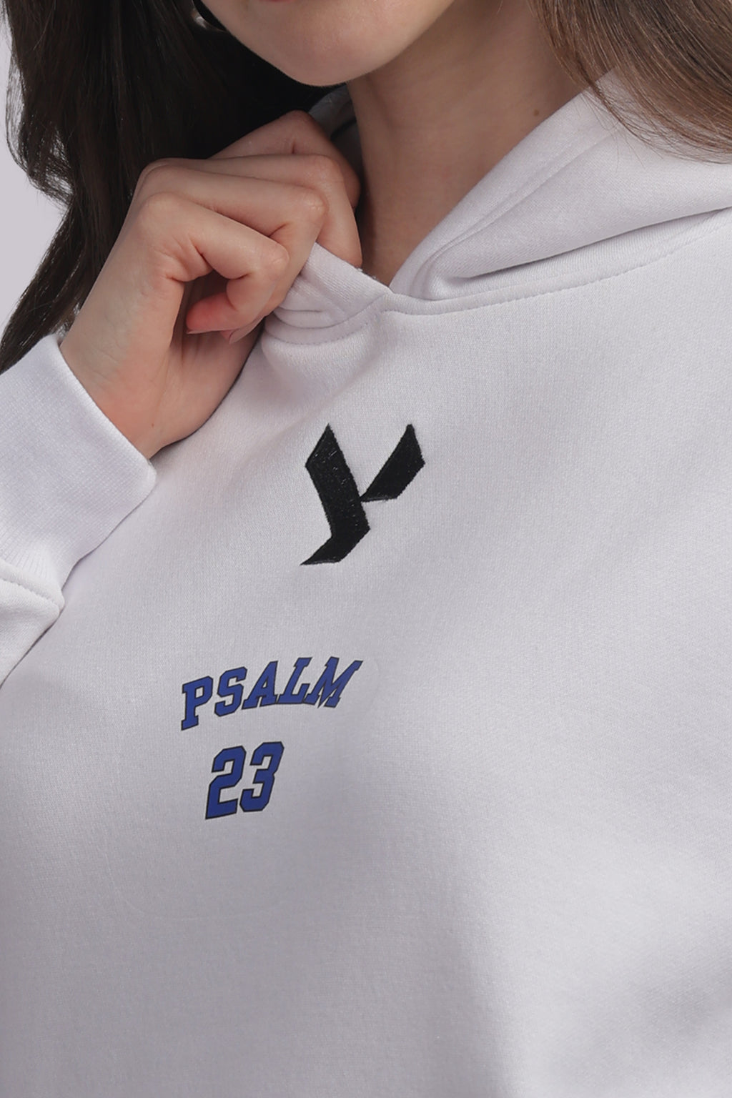 The Psalm 23 Hoodie (with blue text)