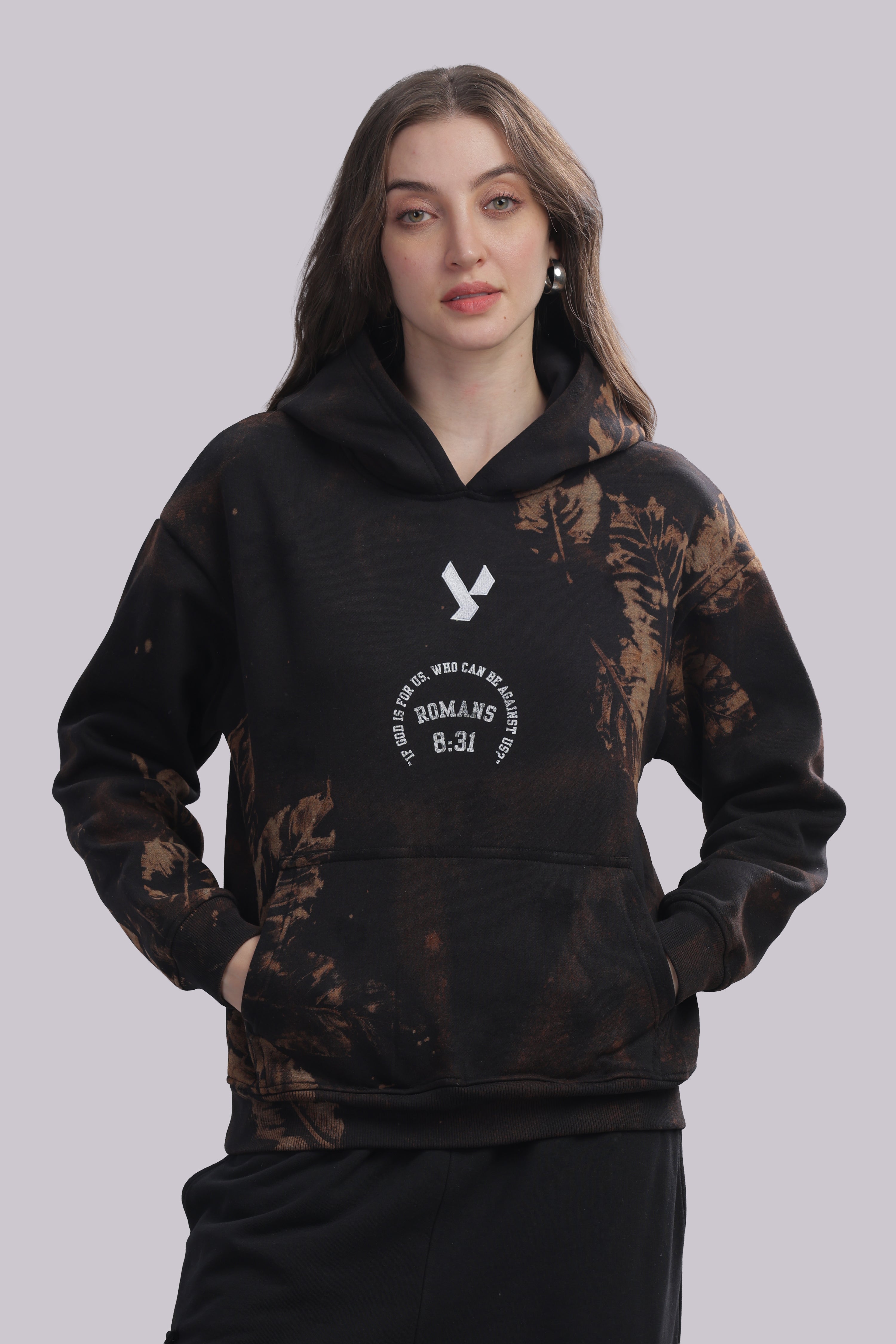 Romans 8:31 Vintage & Distressed Hoodie