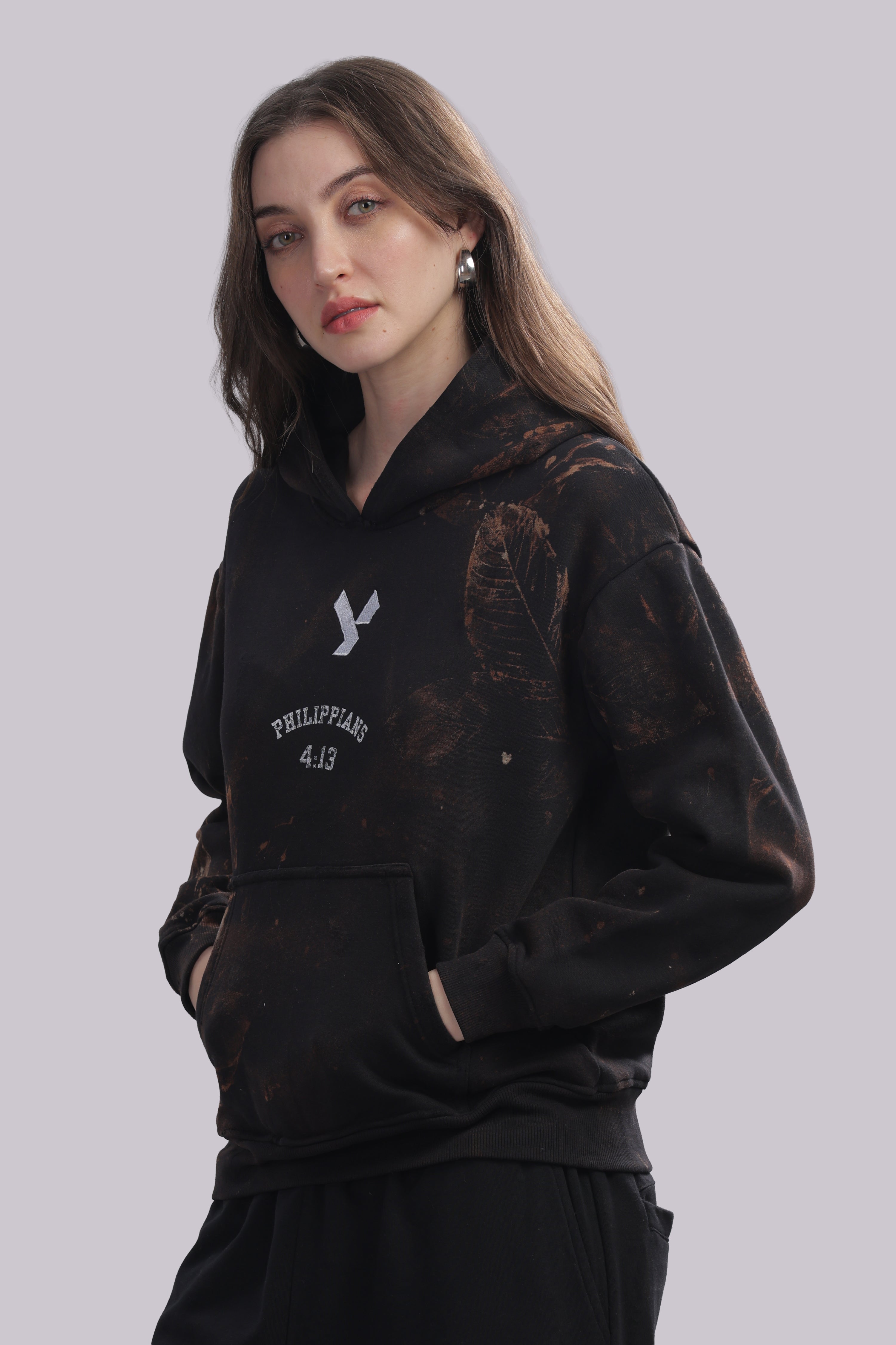 Philippians 4:13 Vintage & Distressed Hoodie
