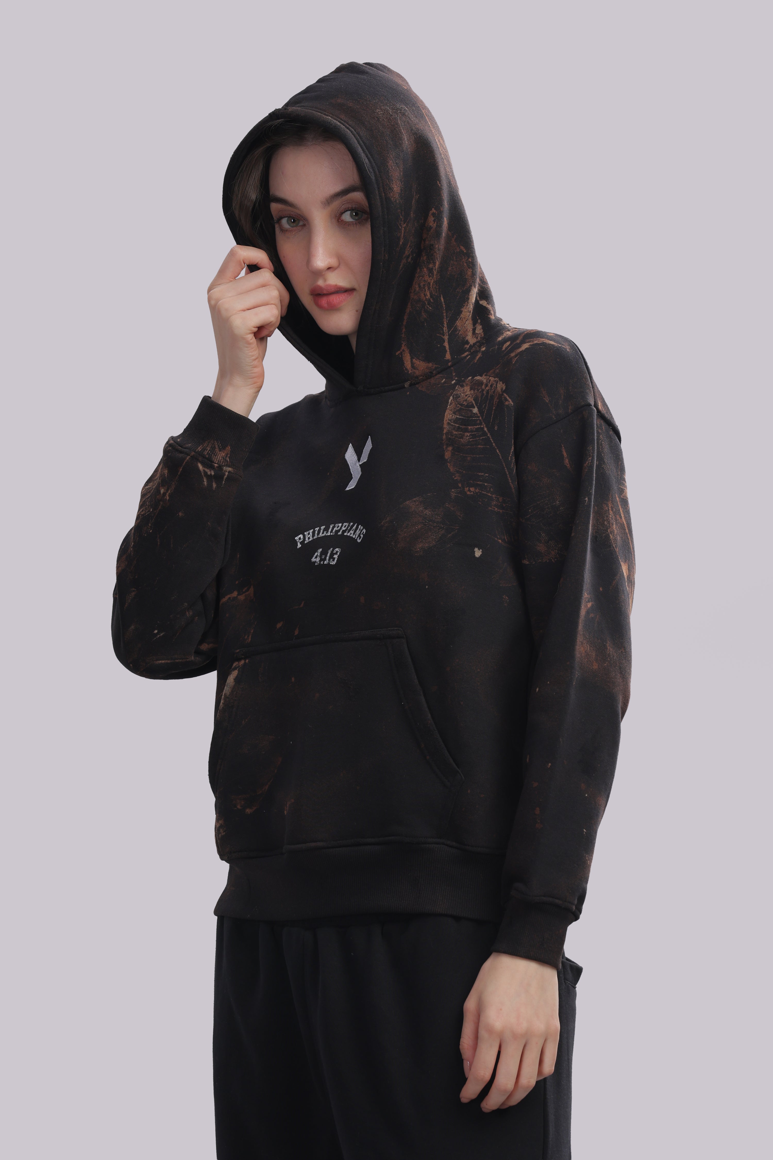 Philippians 4:13 Vintage & Distressed Hoodie