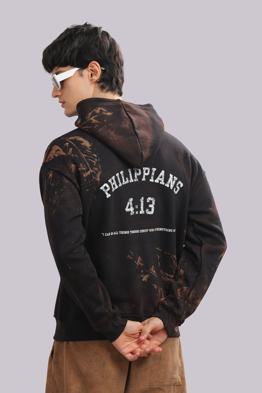 Philippians 4:13 Vintage & Distressed Hoodie