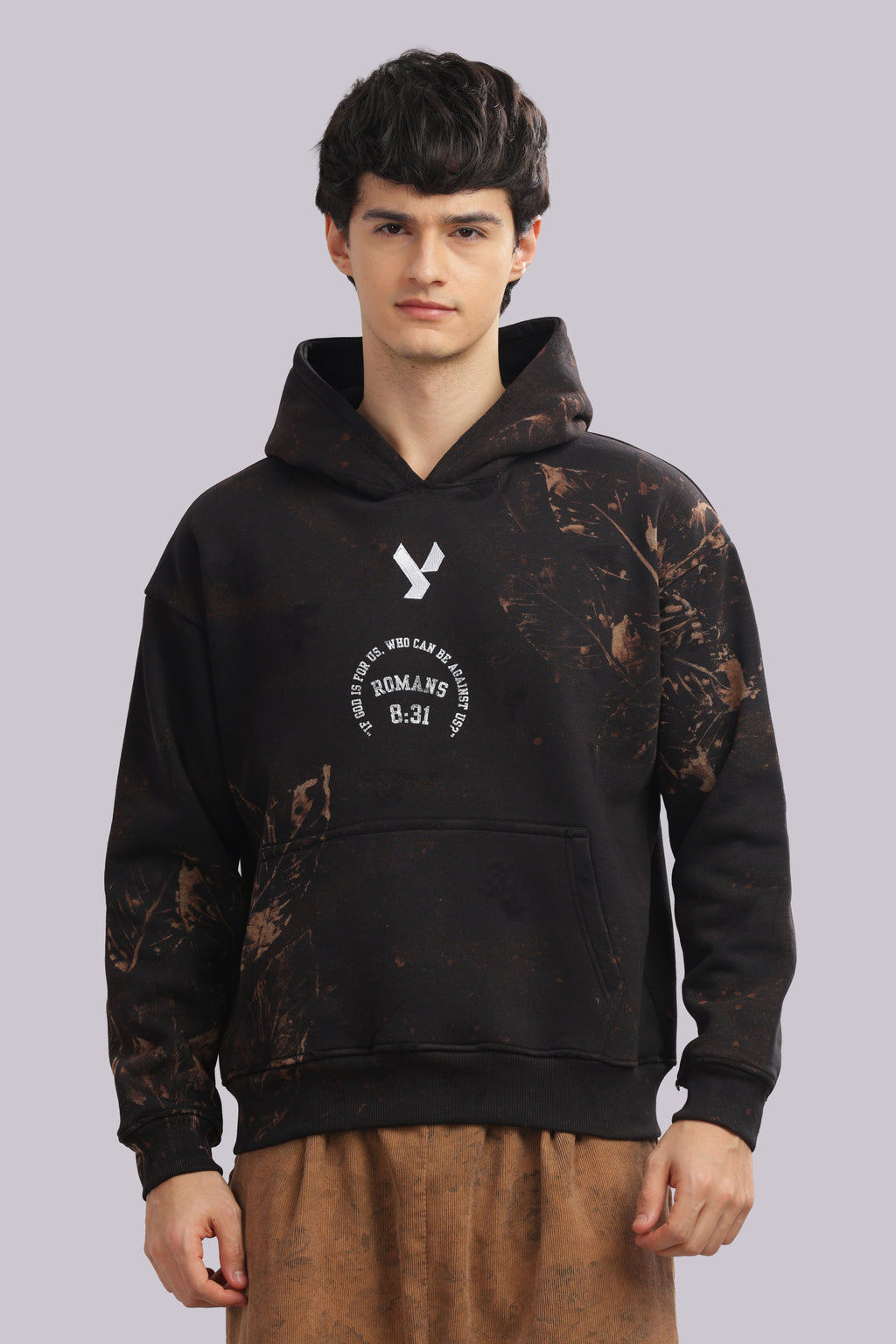 Romans 8:31 Vintage & Distressed Hoodie