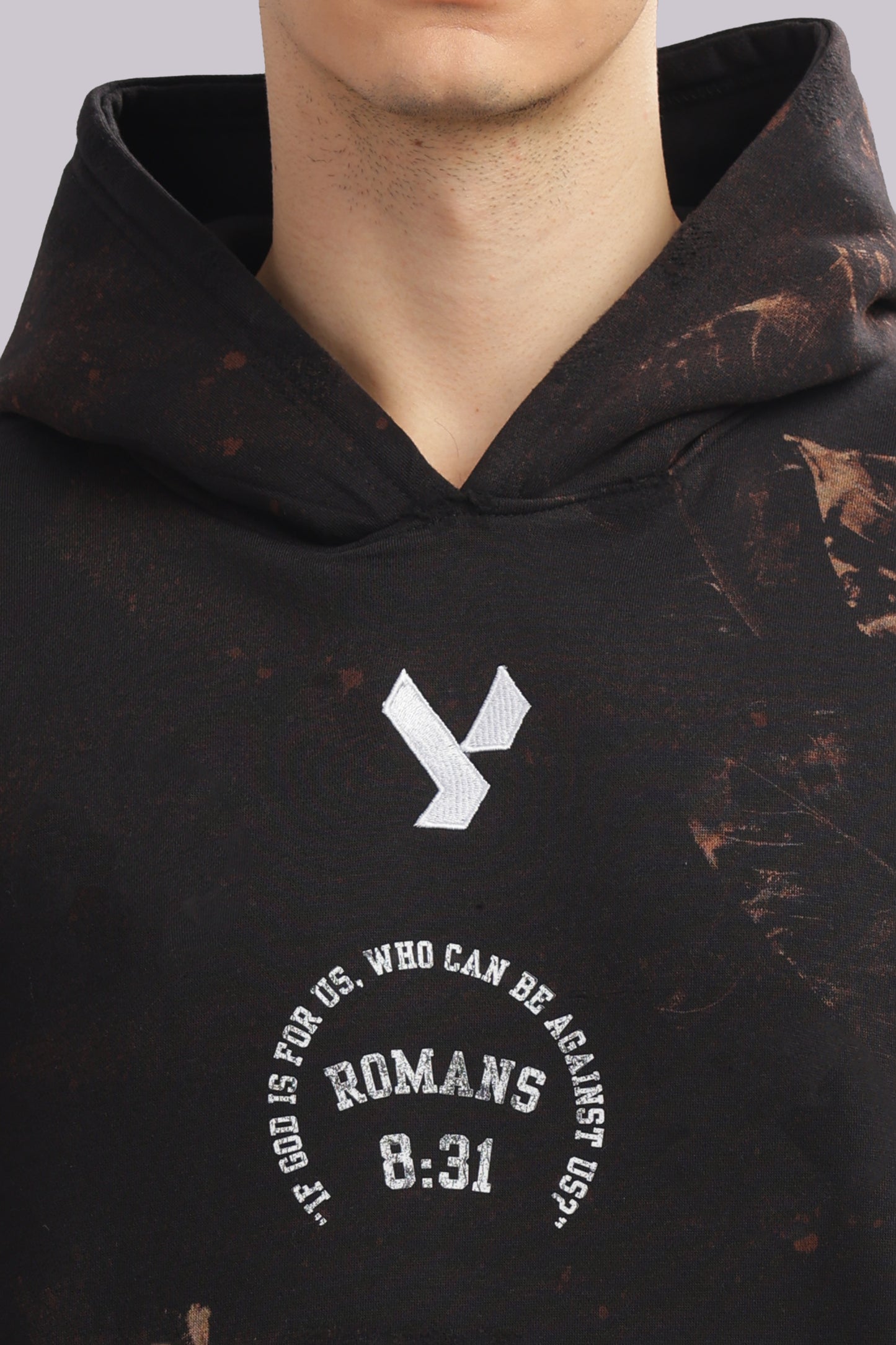 Romans 8:31 Vintage & Distressed Hoodie