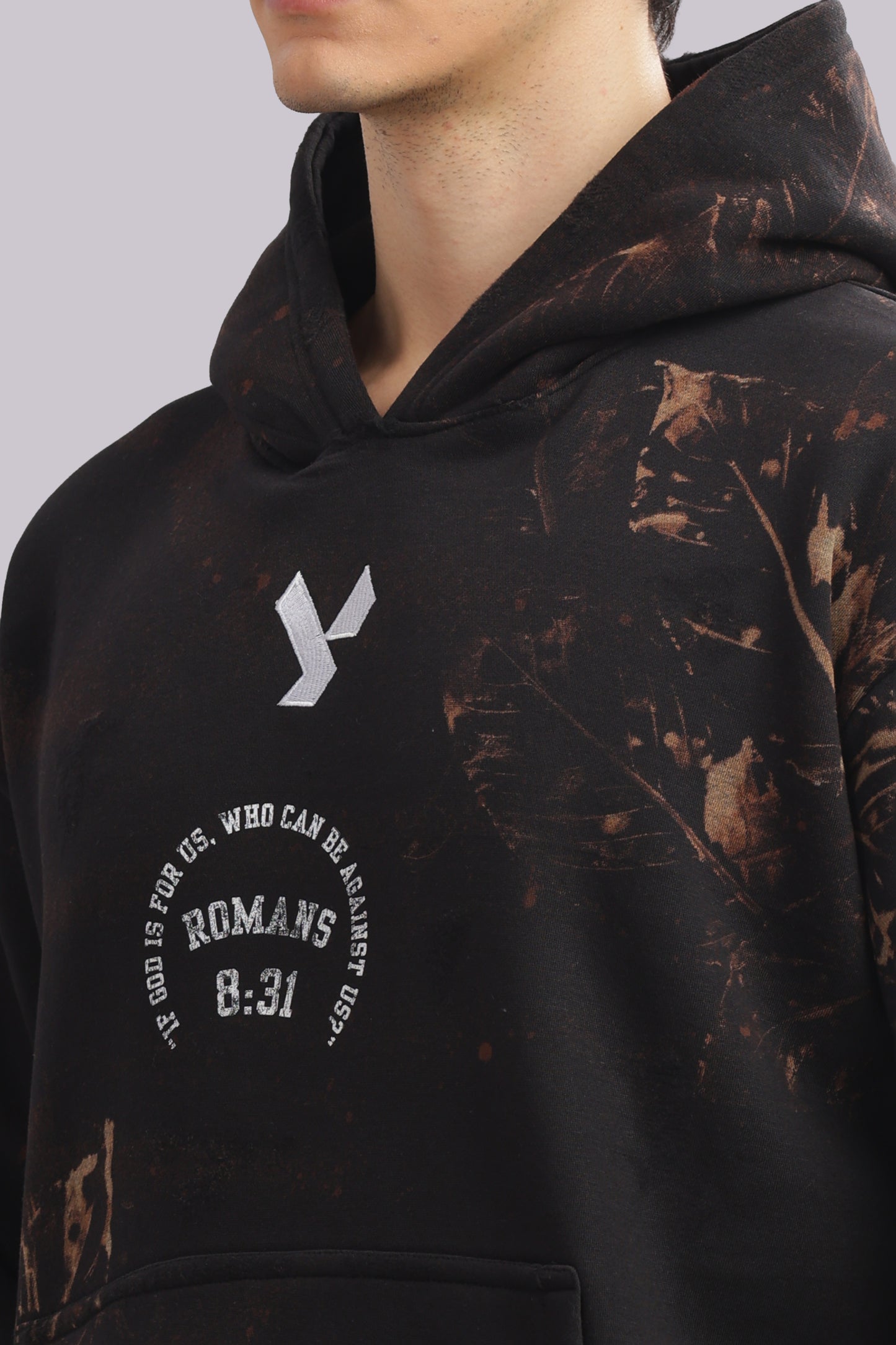 Romans 8:31 Vintage & Distressed Hoodie